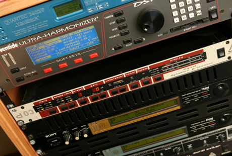 Ausschnitt aus einem Effektrack